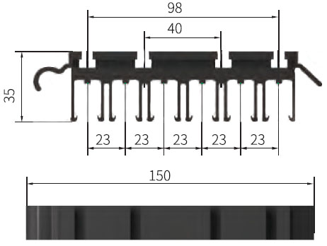 Защелкивающийся кронштейн H15ZJA6